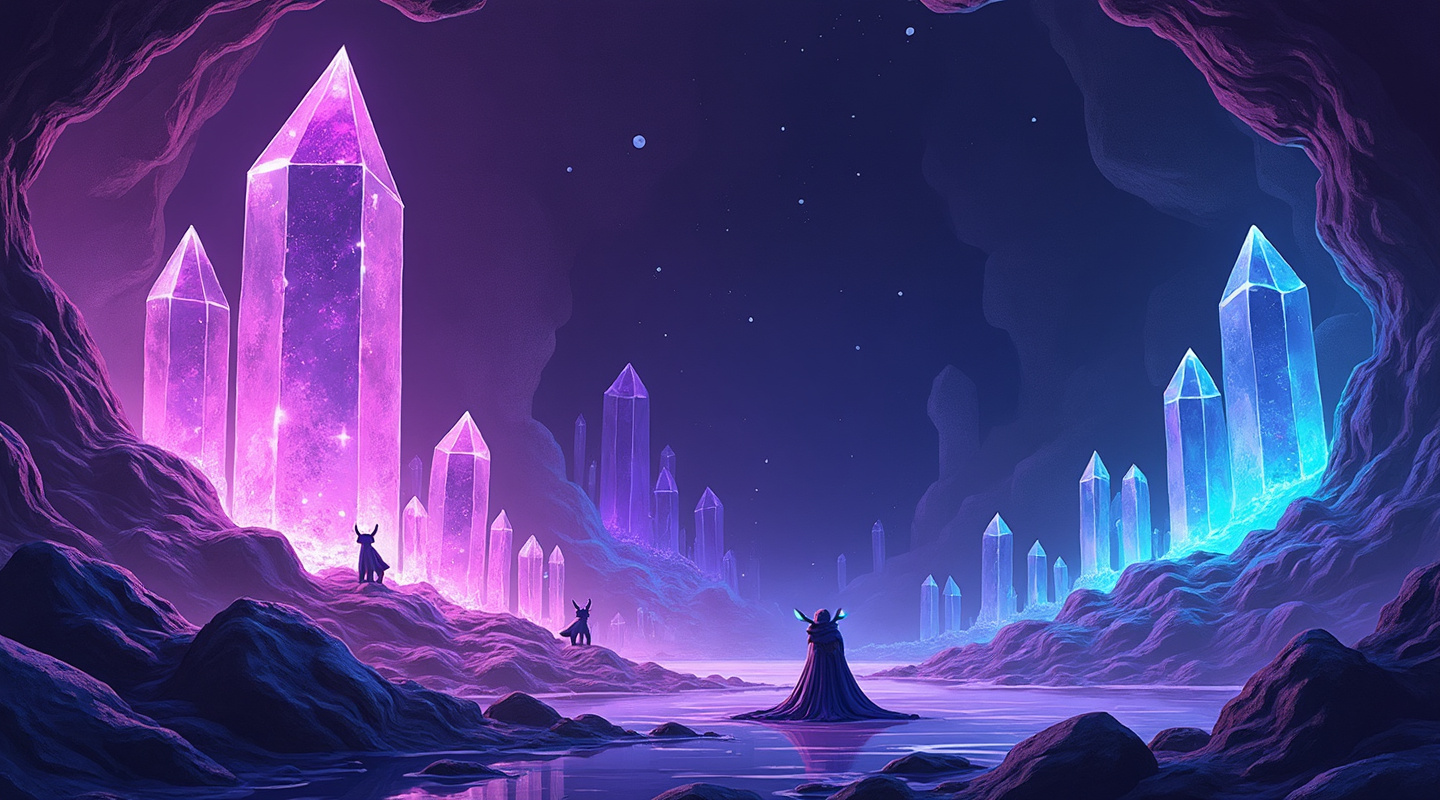 Büyülü Dünya - Kristal mağarası ve kozmik kristaller